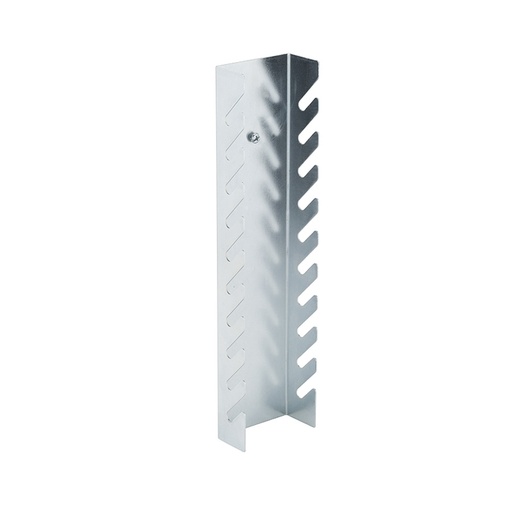 [045876] Soporte porta herramientas para panel perforado - Dim.: 290x70 mm - Acero cincado