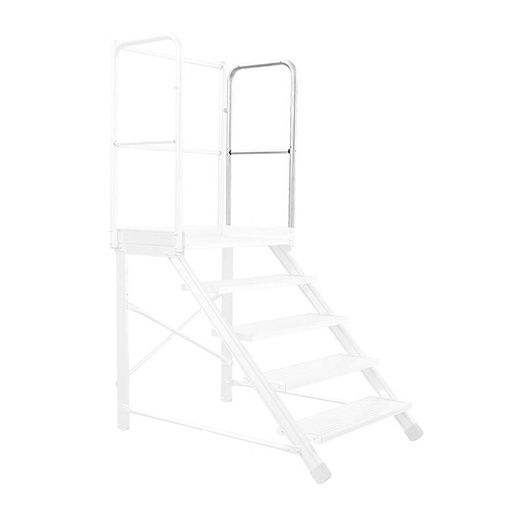 [046037] Barandilla lateral sin pasamanos para pedestal con anchura de escalones 600 / 800 / 1000 mm