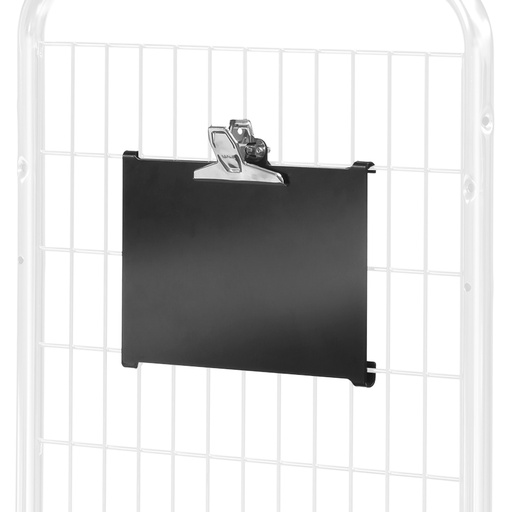 [046111] Pizarra con pinza vertical para carro de preparación de pedidos - Dim.: 330x210 mm - acero pintado