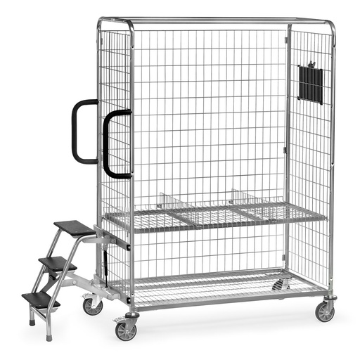[046140] Carro completo para preparación de pedidos - Dim.: 1491x690x1825h mm - acero galvanizado