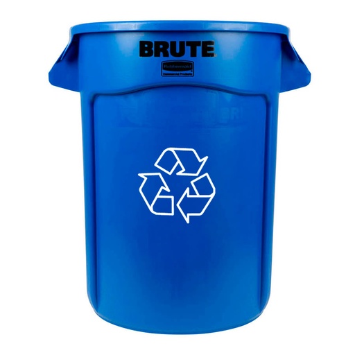 [046478] Contenedor plástico BRUTE de 75,7 lts. para recogida de basuras - Dim.: Ø 495x581h mm - Azul