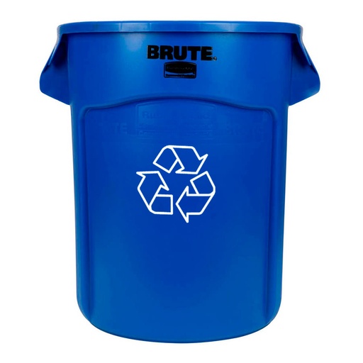 [046482] Contenedor plástico BRUTE de 121,1 lts. para recogida de basuras - Dim.: Ø 559x692h mm - Azul