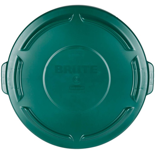 [046493] Tapa para basurera BRUTE de 121,1 lts. - Dim.: Ø 565x35h mm - Verde oscuro