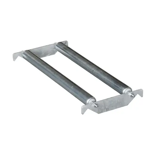 [046816] Rodador metálico de 1 barril tumbado de 200 lts. - Dim.: 320x720x75h mm - Galvanizado
