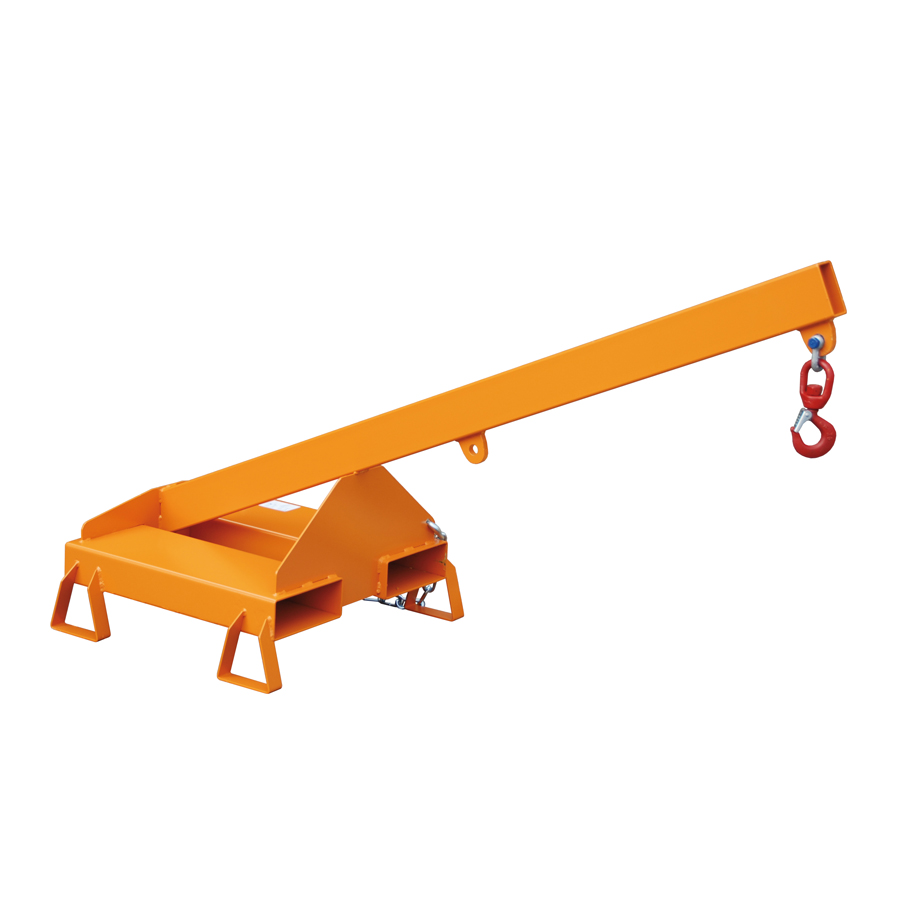[046862] Brazo con gancho para carga y elevación mediante carretilla y apilador - Dim.: 610x1600x310h mm - Acero pintado