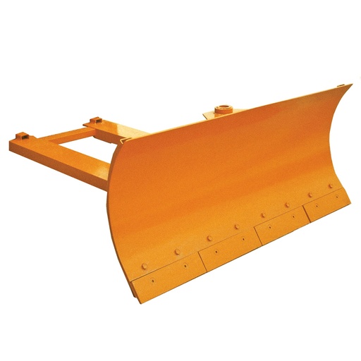 [047054] Pala quitanieves articulada con labio de acero abatible para carretilla elevadora - Dim. pala: 1500x720h mm - Naranja ral 2000