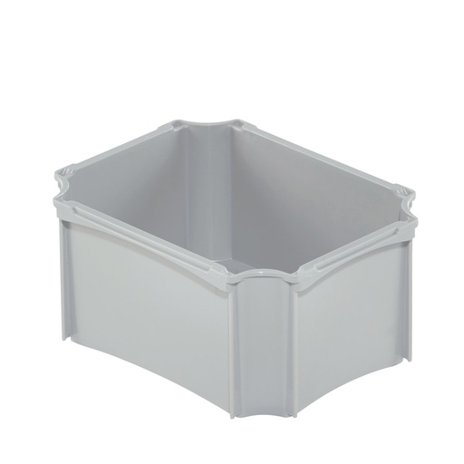 [047495] Caja plástica divisoria para cajas serie Basicline - Dim.: 177x138x85h mm - Gris claro