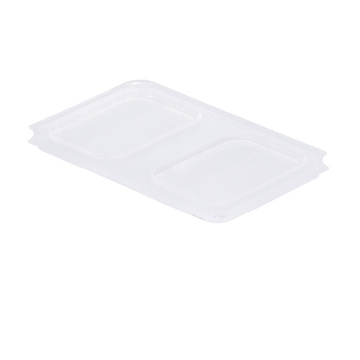[047504] Tapa para caja plástica divisoria - Dim.: 277x178x16h mm - Translúcido