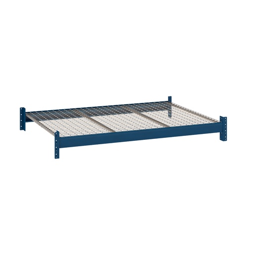 [047524] Estante metálico para estantería de media carga con paneles de rejilla metálica - Dim.: 1350x1100x67h mm - azul ral 5010