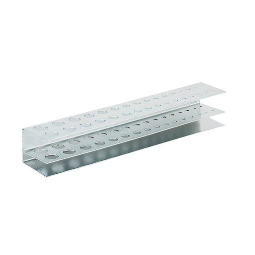 [047854] Soporte metálico para colocar herramientas en panel perforado - Dim.: 240 mm - Acero cincado
