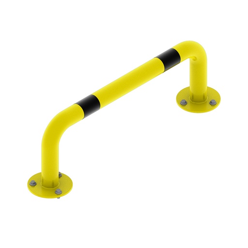 [047987] Arco lineal de protección contra impactos - Dim.: 1000x180x350h mm - Amarillo ral 1018