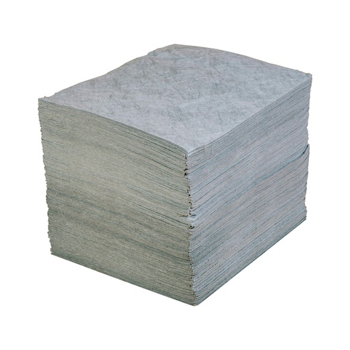 [048070] Pack de 200 hojas absorbentes universales - Dim.: 400x500 mm - Blanco