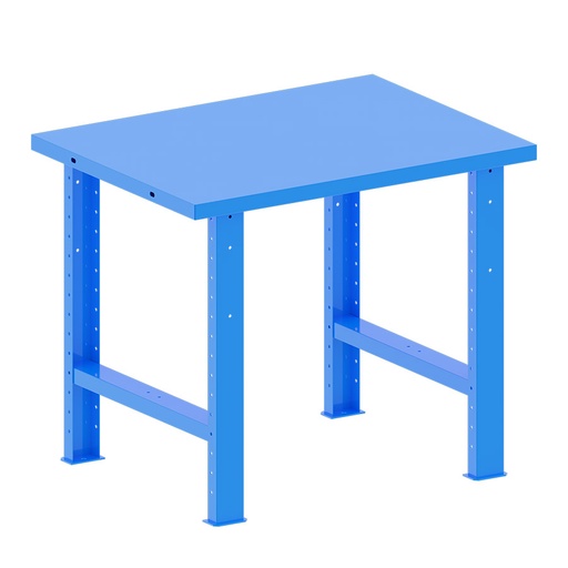 [048158] Banco de trabajo desmontable con encimera de acero - Dim.: 1000x750x840h mm - Azul ral 5012