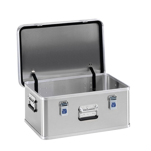 [048351] Arcón de aluminio con tapa, cierres de palanca y asas integradas - Dim.: 588x388x250 mm - Aluminio.