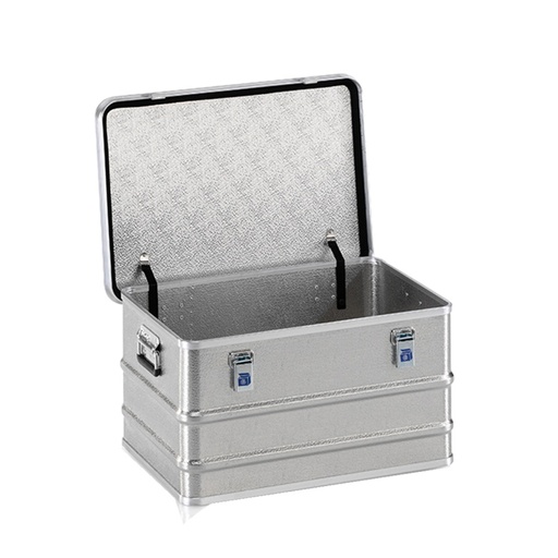 [048361] Arcón de aluminio con tapa, cierres de palanca y asas integradas - Dim.: 655x455x358h mm - Aluminio