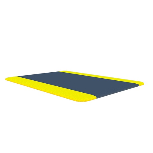 [048752] Estera antifatiga de alto rendimiento  - Dim.: 0,61x0,91 m - Negro y amarillo