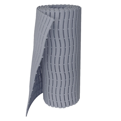 [048850] Rollo de rejilla plástica para piscinas y zonas húmedas - Dim.: 0,6x16 m - Gris claro