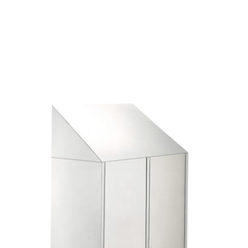 [048860] Techo inclinado metálico para taquilla de 2 cuerpos - Dim.: 800x460x300h mm - Gris ral 7035