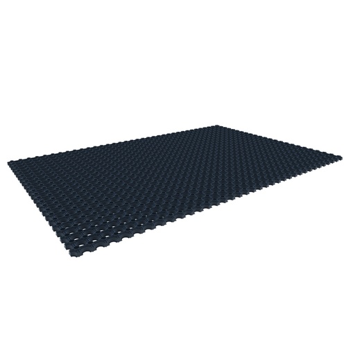[048951] Alfombra de caucho para máquina herramienta - Dim.: 1000x1500x23h mm - Negro