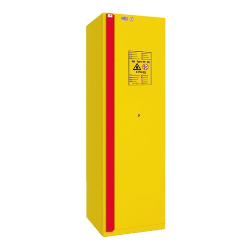[049073] Armario de seguridad con resistencia al fuego de 90 minutos - Dim.: 595x600x1950h mm - Amarillo ral 1021