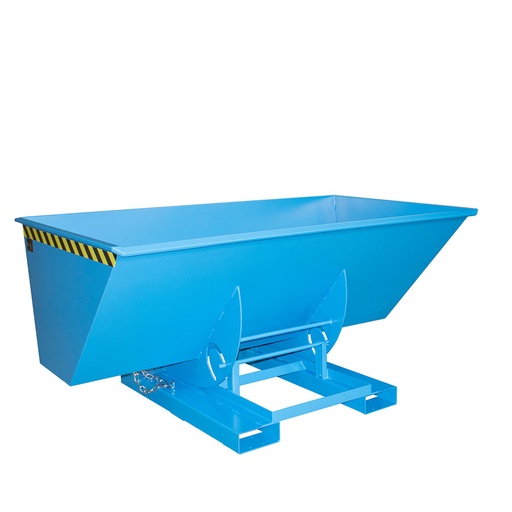 [049738] Contenedor autobasculante eco - Capacidad 1,5 m³ - Dim.: 1420x2280x1070 mm - azul ral 5012