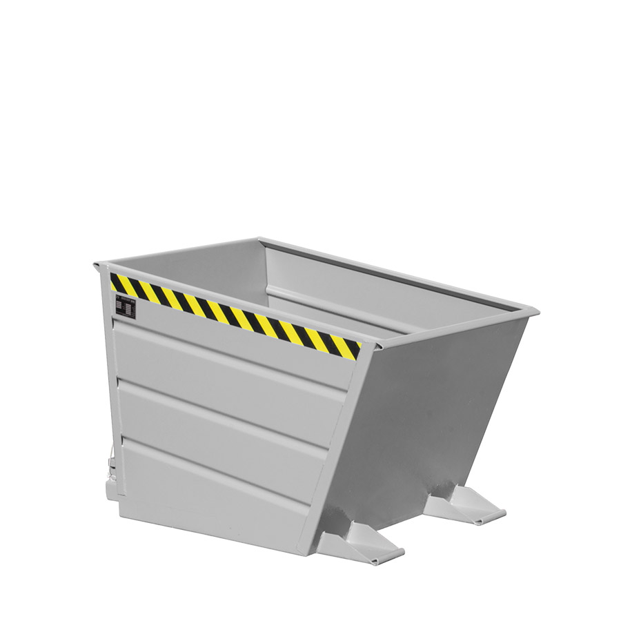 [049751] Contenedor autobasculante eco - Capacidad 0,65 m³ - Dim.: 1440x800x890 mm - gris ral 7005