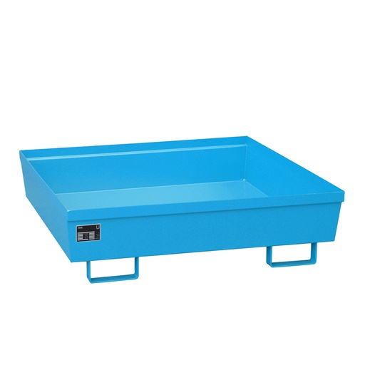 [050284] Cubeta colectora metálica de 246 litros de capacidad - Dim.: 1200x800x415h mm - Azul ral 5012