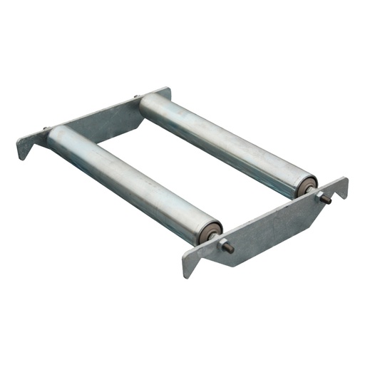 [050297] Soporte metálico con rodillos para rodar barriles y bidones tumbados de 60 lts - Dim.: 320x720x80h mm - Acero galvanizado