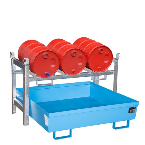 [050301] Estantería para el almacenamiento y trasvase de líquidos - 1350x1200x850h mm - Galvanizado