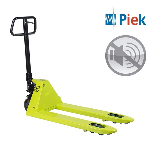 [050357] Transpaleta manual silenciosa - Dim. palas 1150x525 mm - Carga 2000 kg - Verde Pantone 382C