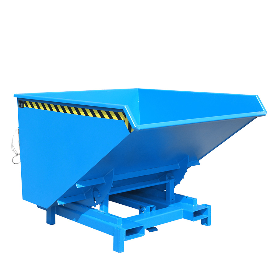 [050554] Contenedor metálico basculante 2,1 m³ (sin tapa) - Dim.:  1755x1880x1230 mm - acero pintado