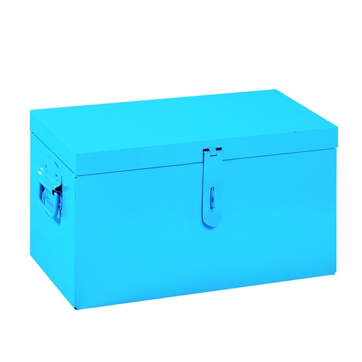 [050671] Arcón metálico con tapa superior abatible de 45 lts. - Dim.: 580x270x310h mm - Azul ral 5015