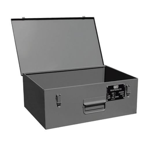 [050679] Arcón metálico con tapa superior abatible de 25 lts. - Dim.: 480x290x180h mm - Gris ral 7000