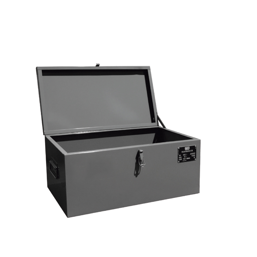 [050680] Arcón metálico con tapa superior abatible de 60 lts. - Dim.: 650x360x300h mm - Gris ral 7000