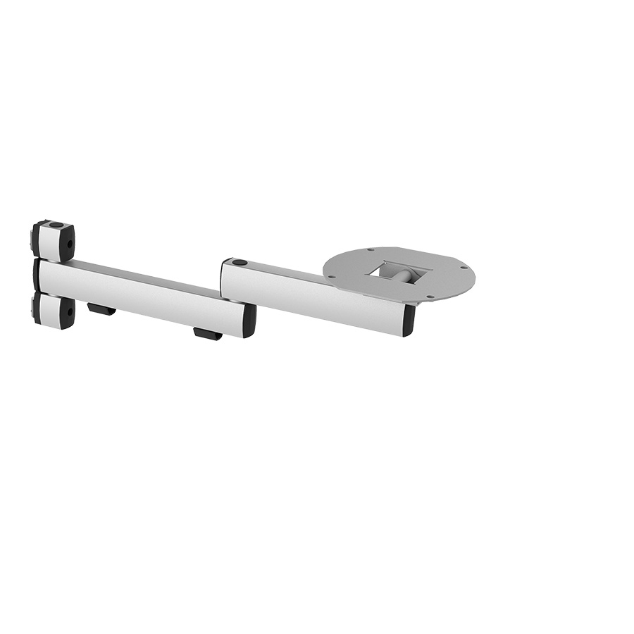 [050804] Brazo metálico articulado para soporte de bandeja - Dim. brazo: 230-175 mm - Aluminio