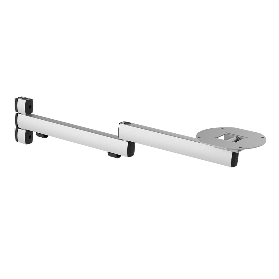 [050805] Brazo metálico articulado para soporte de bandeja - Dim. brazo: 330-275 mm - Aluminio

