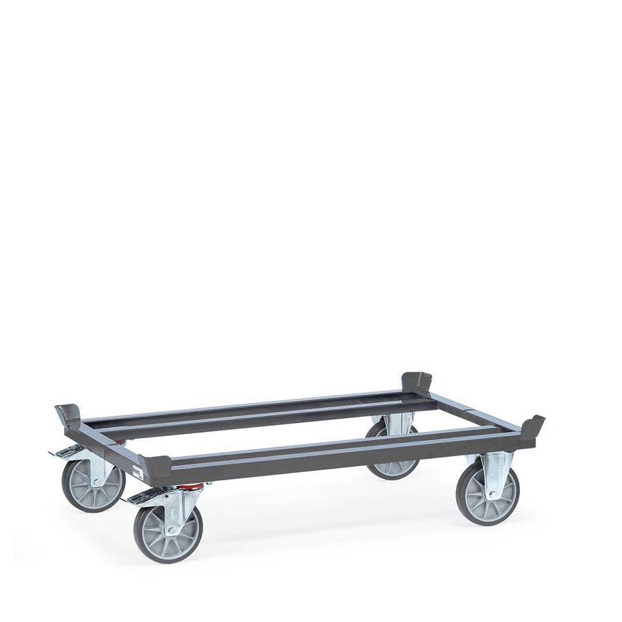 [050812] Base rodante para palet - Dim. palet 1200 x 800 mm - Gris ral 7016