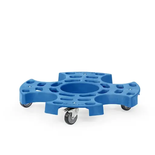 [040981] Rodador plástico para el transporte de ruedas y/o neumáticos - Dim.: Ø630x110h mm - Azul