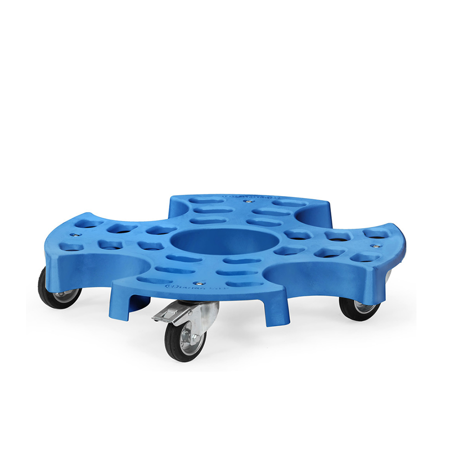 [040982] Rodador plástico para el transporte de ruedas y/o neumáticos - Dim.: Ø700x140h mm - Azul