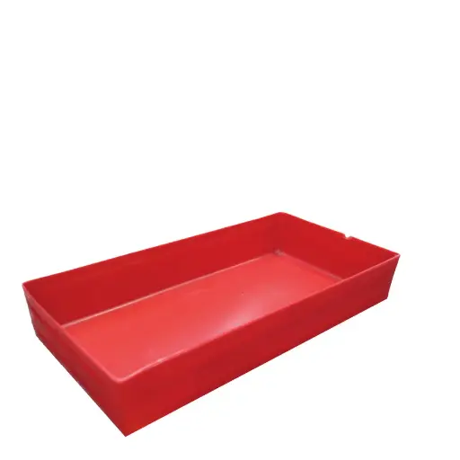 [050835] Cubeto de retención de polietileno 33 litros - Dim.: 820x420x135h mm - Rojo