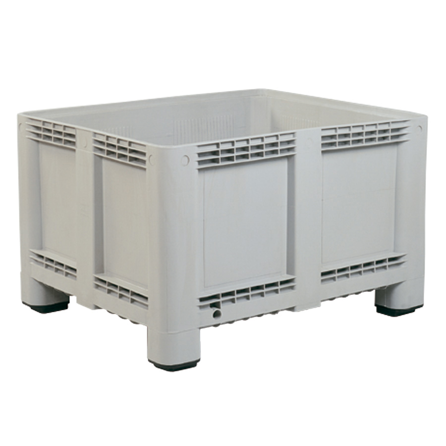 [004121] Contenedor plástico de 610 litros con 4 patas - Dim.: 1200x1000x760h mm - Gris