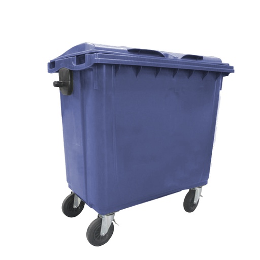 [011736] Contenedor plástico para la recogida de residuos de 770 lts de volumen - Dim.: 1370x815x1305h mm - azul