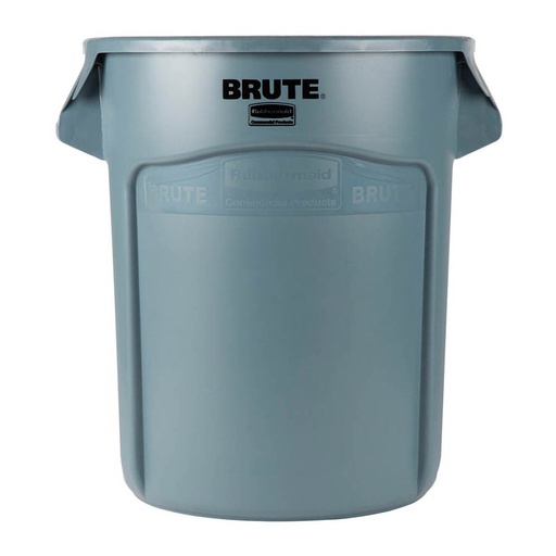 [012252] Contenedor plástico BRUTE de 75,7 lts. para recogida de basuras - Dim.: Ø 495x581h mm - Gris