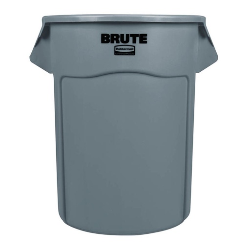 [012258] Contenedor plástico BRUTE de 208,2 lts. para recogida de basuras - Dim.: Ø 673x838h mm - Gris