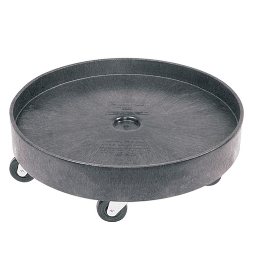 [012269] Carro para basurera UNIVERSAL - Dim.: Ø 619 x 181 h mm - Negro