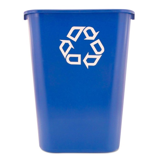 [012272] Papelera de plástico de 39 lts. para la recogida selectiva de residuos - Dim.: 387x279x505h mm - Azul 