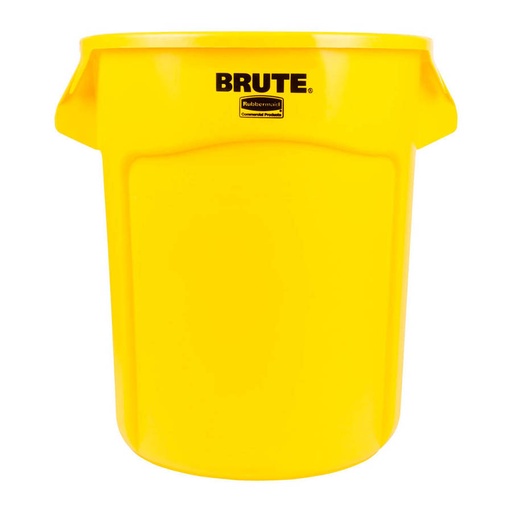 [013051] Contenedor plástico BRUTE de 75,7 lts. para recogida de basuras - Dim.: Ø 495x581h mm - Amarillo