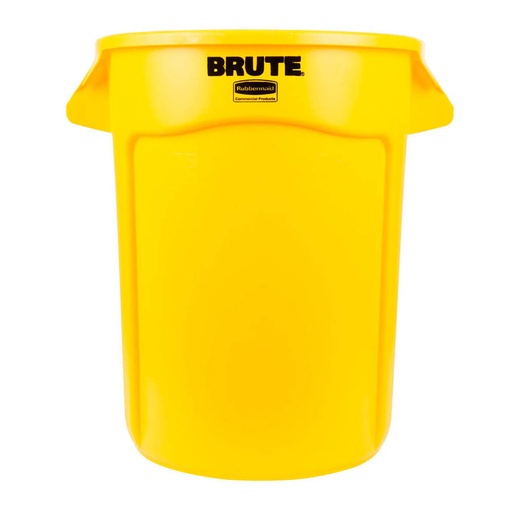 [013286] Contenedor plástico BRUTE de 121,1 lts. para recogida de basuras - Dim.: Ø 559x692h mm - Amarillo