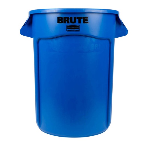[013287] Contenedor plástico BRUTE de 121,1 lts. para recogida de basuras - Dim.: Ø 559x692h mm - Azul