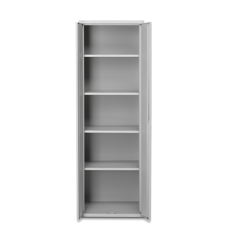 [014513] Armario metálico para utensilios de limpieza con 2 puertas - Dim.: 600x500x1800h mm - Gris ral 7035